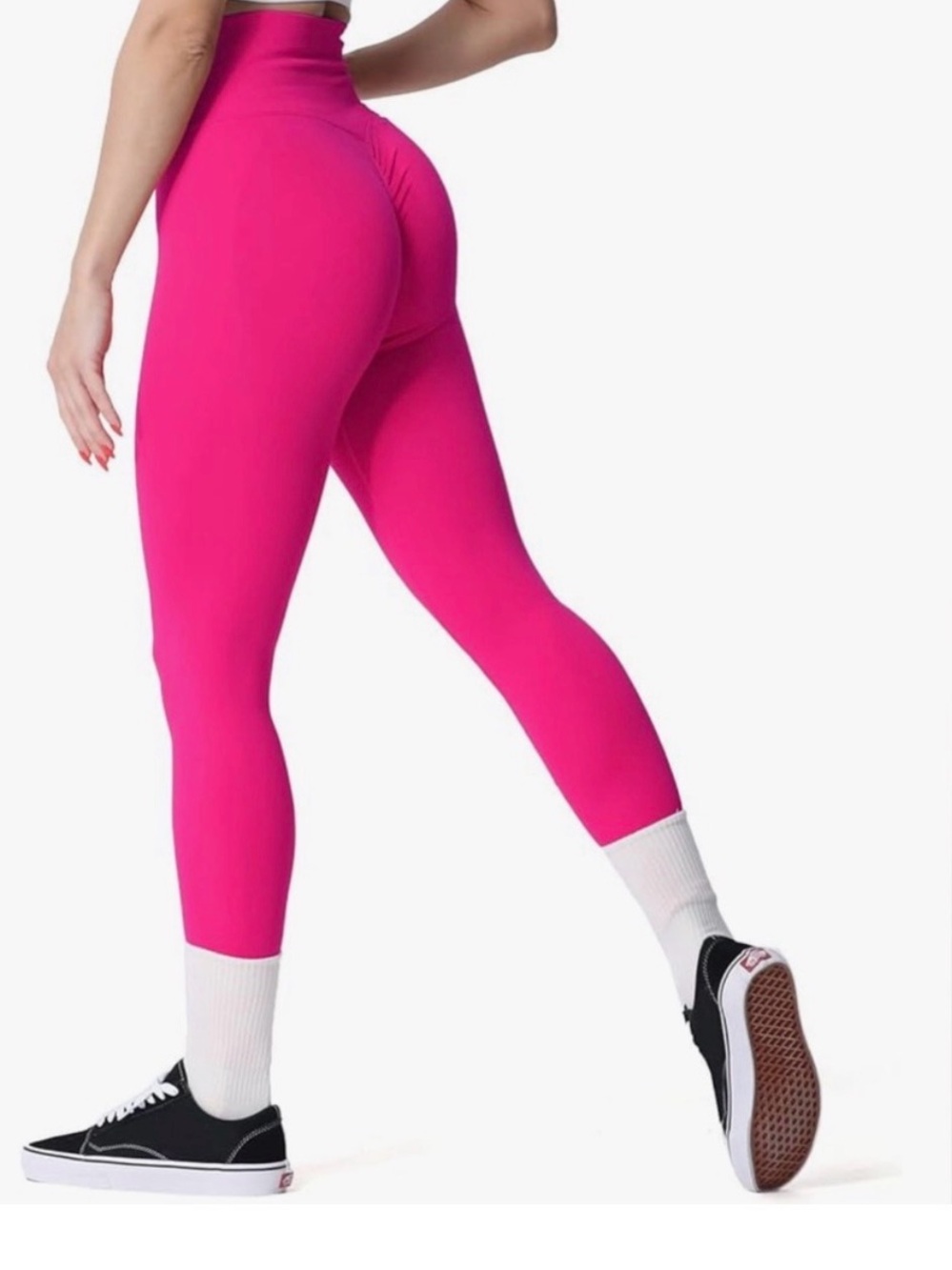 5 Pair Bundle!!! 5 Pairs of Amazon Brand High Rise Compression Leggings - Picture 7 of 10